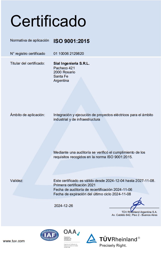 Alcance del sistema de calidad